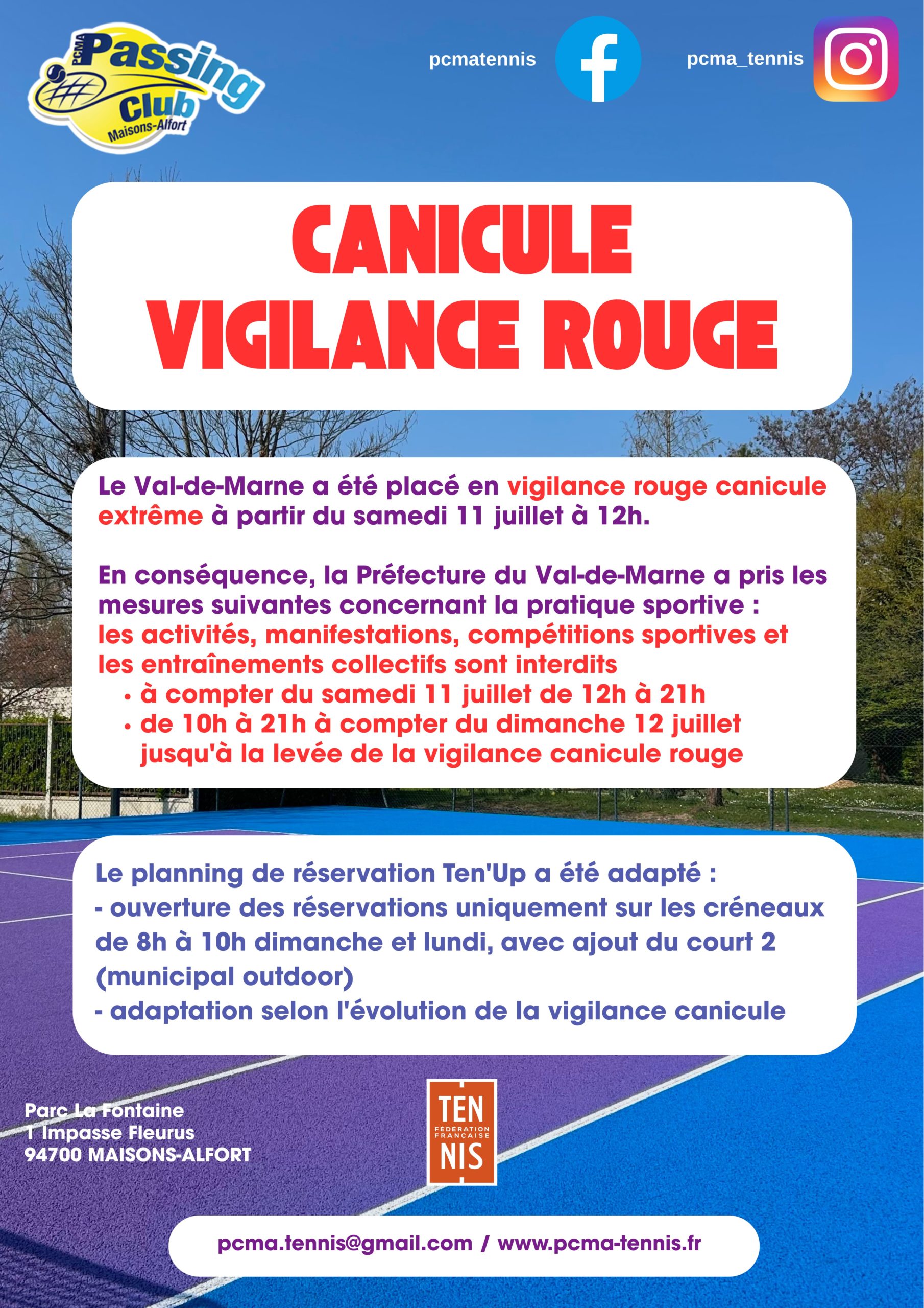 PCMA Canicule